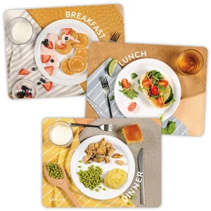 Kaplan Early Learning Breakfast, Lunch, and Dinner Meals Puzzles - Set of 3 - Picture 1 of 4