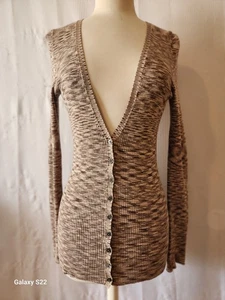 Cárdigan marrón con botones Banana Republic para mujer talla mediana - Imagen 1 de 11