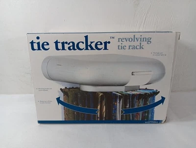 Perfect Solutions Tie Tracker Giratorio Tie Rack Carrusel Gira hasta 30 Lazos Foto 1 de 4