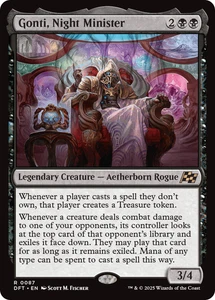 Gonti, Night Minister 0087 ~ Rare NM MTG Aetherdrift - Picture 1 of 1