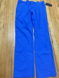 Tommy Hilfiger Boys dress Pants Size 14 Blue Straight Leg Uniform ceremony - Picture 1 of 8