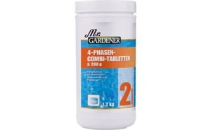 Mr. GARDENER 4 Phasen Combi-Tabletten 1,2 Kg zur Wasserpflege 0507702MG - Bild 1 von 3