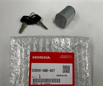 Genuine Honda Handlebar Steering Lock & Key Set CB CMX VT VF GL (See Notes) - image 1 of 4
