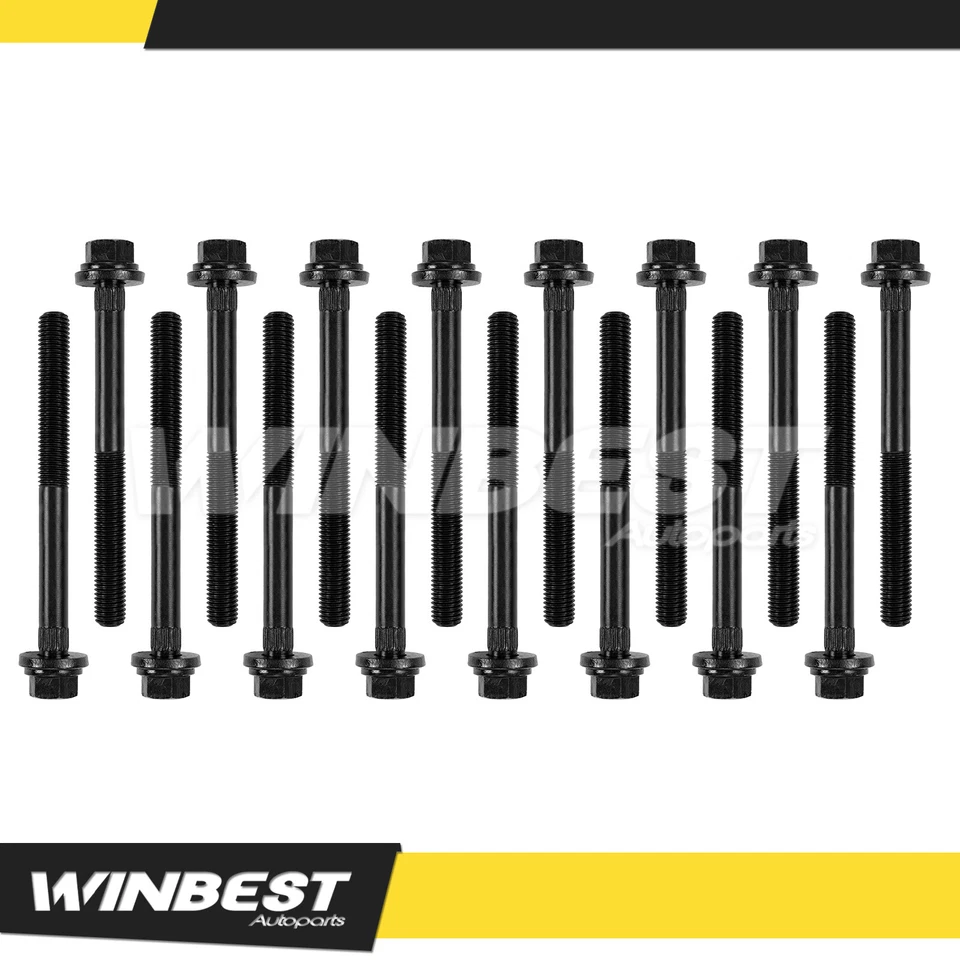 Juego de pernos de cabeza para 97-11 Dodge Caravan Grand Caravan Chrysler 3,3 L 3,8 L OHV 12 V Foto 1 de 4