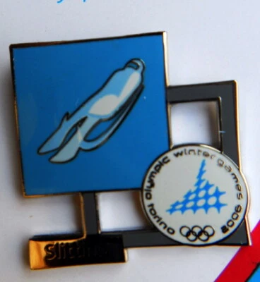 2006 Italy TORINO XX Winter Olympics PIN Pictogram SLEDGE - Image 1 of 4