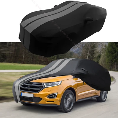 For Ford  Edge Expedition Stain Stretch Indoor Car Cover Stretch Black/Grey - Image 1 of 4