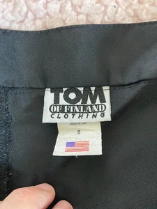 SUPER RARE Tom Of Finland Clothing Hose Gr. S Small Made in USA Schwarz Nylon - Bild 1 von 3