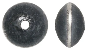 Perlina piattino perle Navajo argento sterling, 10 pezzi, vintage, antico piattino perline 925 - Foto 1 di 1