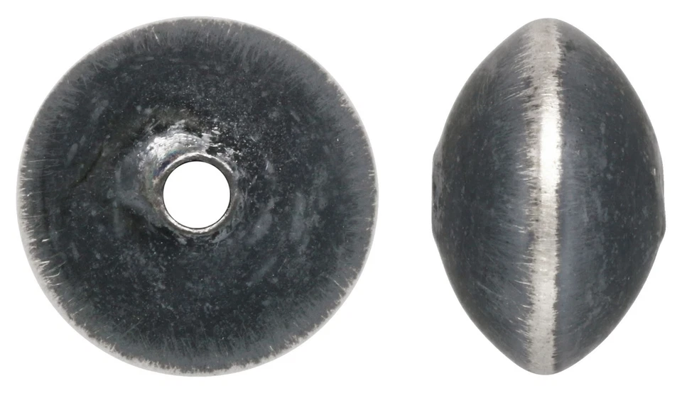 Cuentas de platillo de perlas navajo de plata de ley, 10 piezas, vintage, cuentas de platillo antiguas 925 Foto 1 de 1