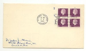 Canadá FDC #403 Queen Elizabeth Cameo Edición Escasa Bloque de 4 1963 Defin D069 - Imagen 1 de 1