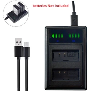LP-E10 battery charger for Canon EOS Rebel T3, Rebel T5 T6 T7 1200D 1300D 4000D - Picture 1 of 6