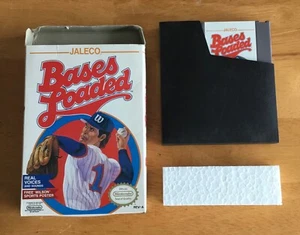 Bases Cargadas Nintendo NES Videojuego de Béisbol con Funda y Caja Probado - Imagen 1 de 3