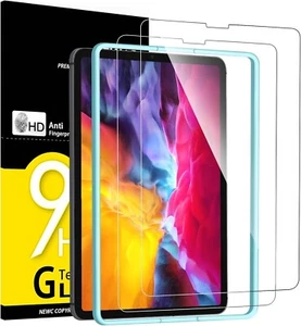 NEW'C 2 Pack Screen Protector for iPad Air 5/4 10.9 Inch and iPad Pro 11 Clear - Afbeelding 1 van 4