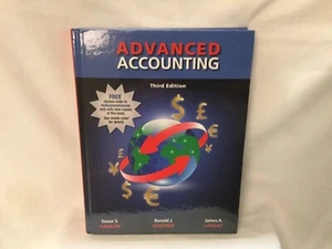 ADVANCED ACCOUNTING 3RD EDITION Susan S. Hamlen Hardcover textbook course Mint - Picture 1 of 7