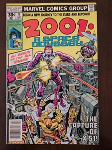 * 2001 : A SPACE ODYSSEY #8 RAW VG * KEY ! 1st MACHINE MAN MARVEL COMIC 1977 - Picture 1 of 12