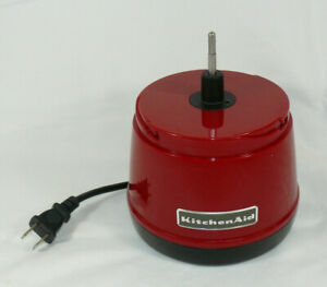 KitchenAid 3.5 Cup Food Chopper Mini Processor KFC3511ER Red Motor Base