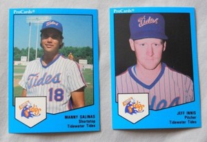 1989 Tidewater Tides ProCards  Baseball Card Pick one