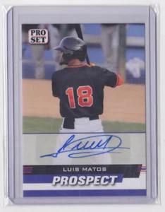 2022 LEAF PRO SET PROSPECT AUTO INSERT LUIS MATOS #PSP-LM2 SAN FRANCISCO GIANTS - Picture 1 of 2