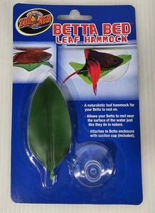Zoo Med Labs Betta Bed Leaf Hammock, Aquarium Fish Resting Place - Picture 1 of 2
