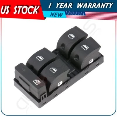 Interruptor maestro de ventana eléctrica para Audi A4 Quattro Audi S4 8Z09598515PR delantero izquierdo Foto 1 de 4