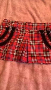 plaid skirt punk goth - Picture 1 of 8