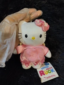 Vintage 2000 Hello Kitty Pink Angel Petit Ruck 5" Plush CoinPurse UN-USED + Tag - Picture 1 of 17