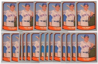 Lote/juego de tarjetas de béisbol x50 Yogi Berra 1988 Pacific Legends #53 New York Mets como nuevo Foto 1 de 2