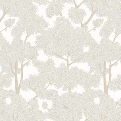 Jiffdiff Prosperity Grey & Blue Leaves Wallpaper Nordic Style Peelable Sticker - Image 1 of 4