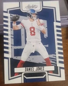 2023 Absolute #27 Daniel Jones - New York Giants BLACK FOIL - Picture 1 of 2