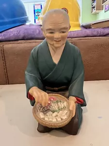 Muñeca lavable vintage japonesa Hakata Urasaki de arcilla - Imagen 1 de 5