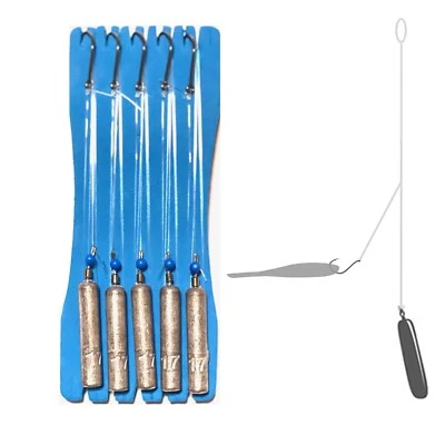 Fishko's Dropshot Montagen mit Seitenarm Stabblei Haken Klemmblei Barsch Angeln - Bild 1 von 3