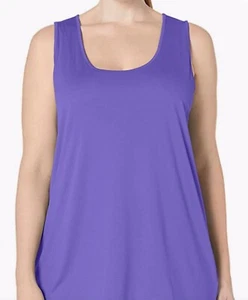 Just My Size Shirttail Women Tank Top 100% Cotton Jersey Lightweight Size 5XL - Picture 1 of 4