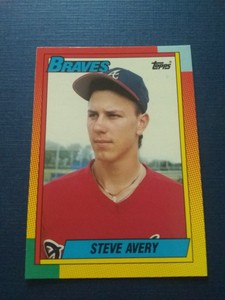 1990 Topps Traded Baseball Steve Avery #4T Factory Set Break