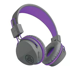 JLab JBuddies Kids Wireless Headphones - Grey/ Purple - Picture 1 of 1