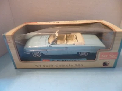 SUN STAR 1/18 1964 FORD GALAXIE 500 CONVERTIBLE DIECAST - Image 1 of 4