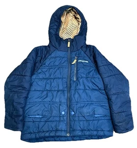 patagonia kids jacket pine grove 5-6 blue boys small - Picture 1 of 6