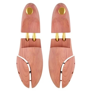 Cedar Shoe Tree for Men Women Red Cedar Wood Adjustable Shoe Stretcher with T... - Picture 1 of 7