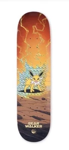 POKÉMON CENTER × BEAR WALKER Jolteon Skateboard Deck (2025) PREORDER SOLD OUT - Picture 1 of 2