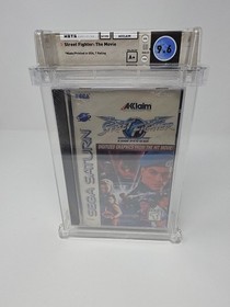 Street Fighter: The Movie (Sega Saturn, 1995) WATA 9.6 A+ Brand New