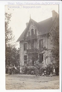 FRANKREICH NORMANDIE , 14 , FOTOKARTE OUISTREHAM , RIVA BELLA , CALVADOS ca1920 - Picture 1 of 2