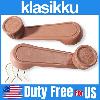 Se adapta a TOYOTA LAND CRUISER FJ40 FJ45 FJ55 BJ40 BJ42 BOBINADORA DE MANIVELA DE VENTANA 2 un. Foto 1 de 4