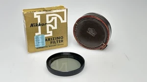 Nikon Nikkor 52mm Polfilter in Ledertasche (siehe Beschreibung) - Bild 1 von 7
