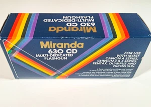 Miranda 630 CD Multi Dedicated Vintage Flashgun Neu in Box - Bild 1 von 4