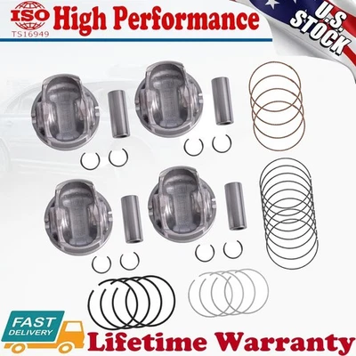 4x Pistones y anillos para Kia Optima Sportage 2011-2013 Hyundai Sonata 2011-14 2,0 L Foto 1 de 4