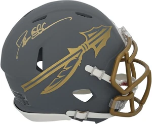 Deion Sanders Florida State Seminoles Signed Riddell Slate Speed Mini Helmet - Picture 1 of 3