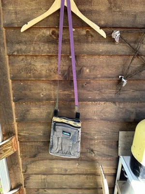 kavu crossbody bag Gray / Green & Purple Strap - Image 1 of 3