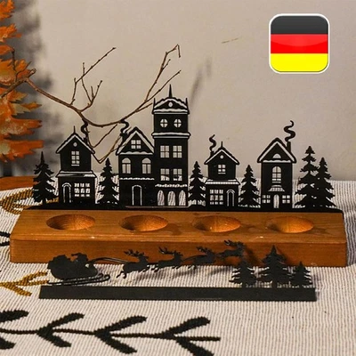 Advent Kerzenhalter, Adventskranz Teelichthalter, Kerzenständer Weihnachten - Bild 1 von 4