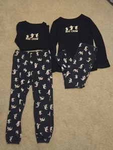 Girls Halloween Pajamas Size 6 6x Glow In The Dark Ghosts - Picture 1 of 5