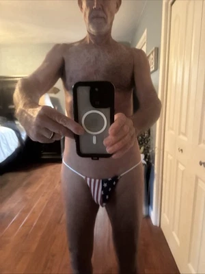 Мужская США флаг G струнных инструментов смелый без подкладки плавать бикини стринги, бриф, сексуальный, гей Рио - Изображение 1 из 4