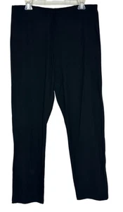 Habitat Clothes to Live In Women’s Pull On Straight Leg Knit Pants Black Sz L - Picture 1 of 6